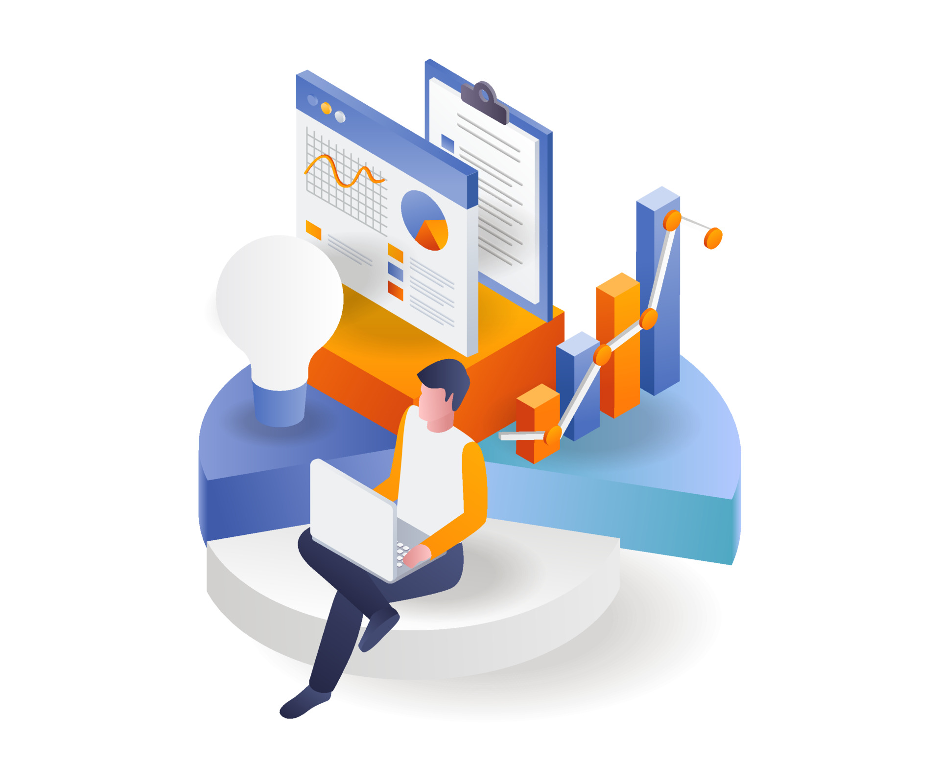 investment business pie chart